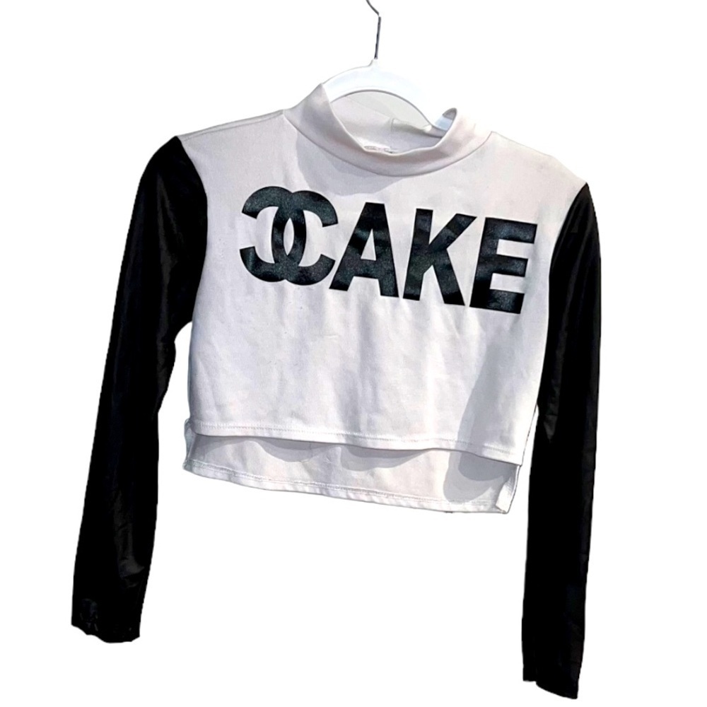Cake Long Sleeve Crop Top